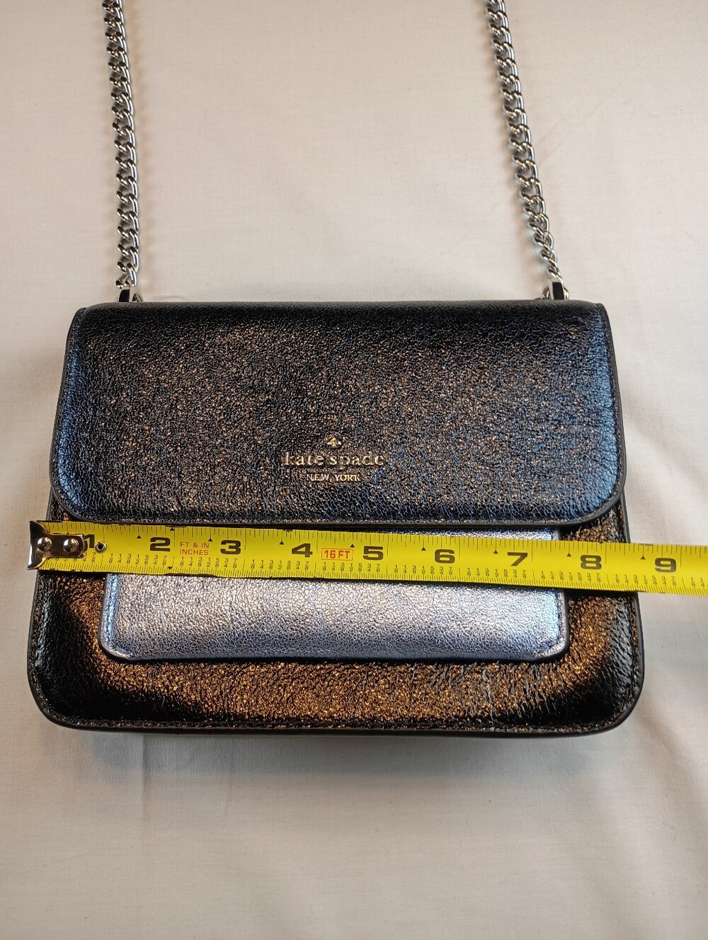 #3008 NWOT Kate Spade Remi Flap Chain Crossbody - Picture 3 of 13